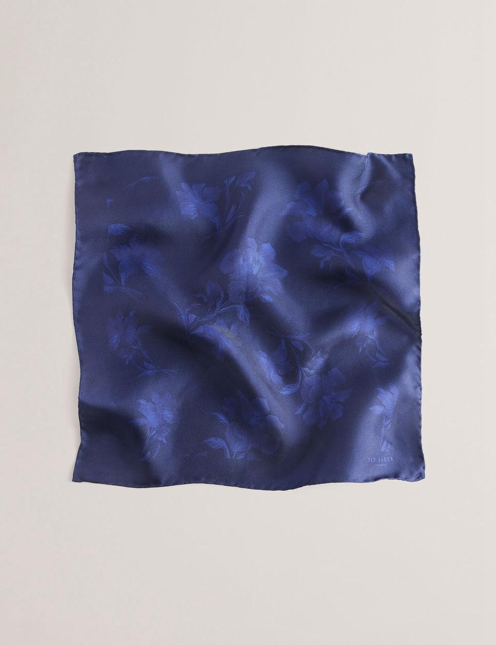Men Ted Baker AUSTINS - Two Tone Floral Silk Pocket Pocket Squares Navy | Australia  91342-EKQB