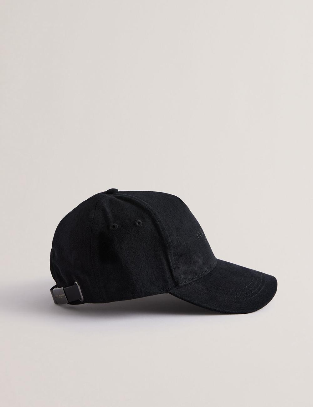 Men Ted Baker FREDDS – Branded Baseball Caps Black | Australia  36842-JXQH