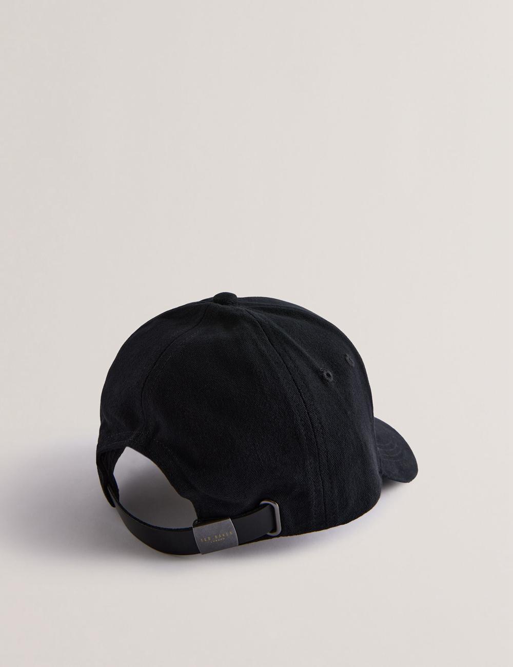 Men Ted Baker FREDDS – Branded Baseball Caps Black | Australia  36842-JXQH