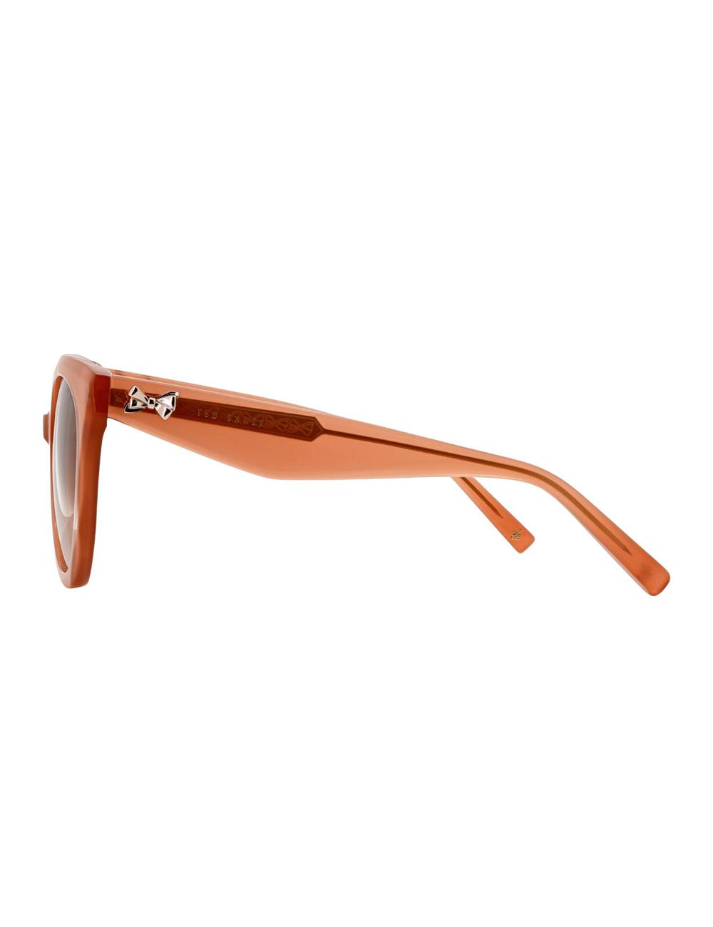 Women Ted Baker ELEN - Oversized Cat Eye Bow Detail Sunglasses Rose Pink | Australia  80152-YLGH