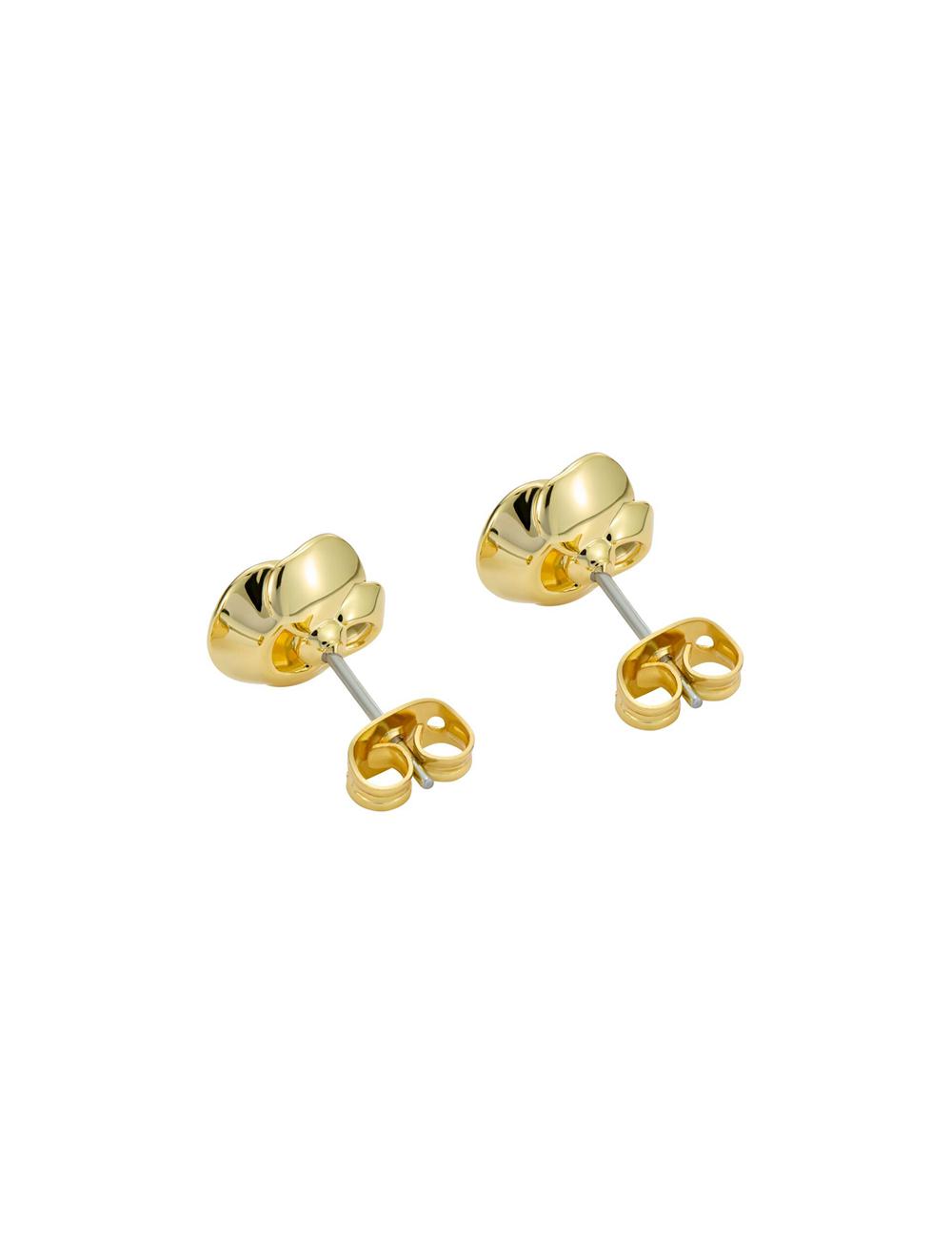 Women Ted Baker FLO - Pearl Flower Stud Earrings Gold | Australia  84295-FIYO