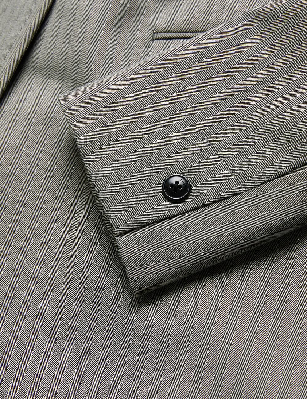 Women Ted Baker KOA - Oversized Herringbone Single Breasted Blazers Dk-Grey | Australia  62495-EYIZ